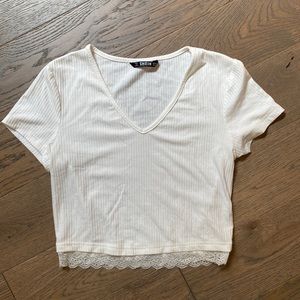 SHEIN White Crop Top